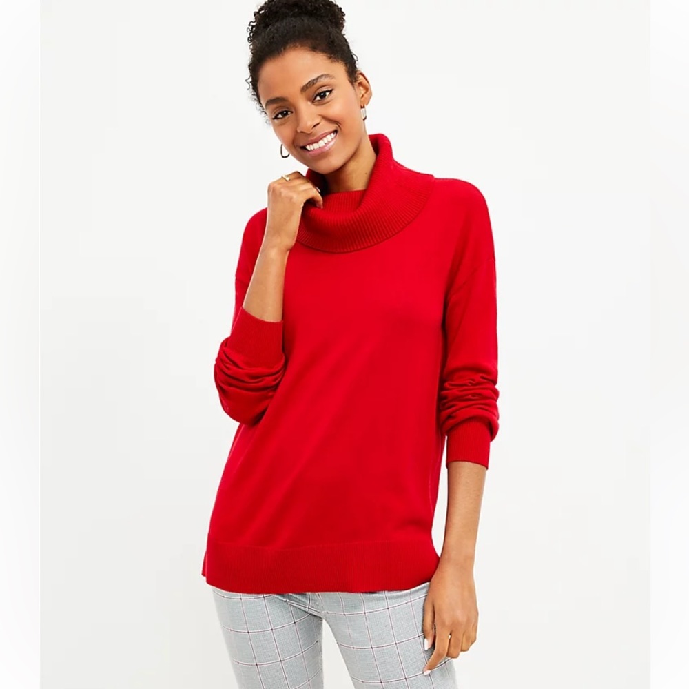 Loft. Cowl tunic.